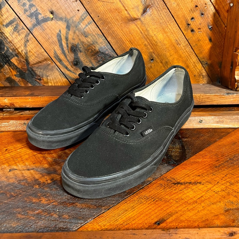Vans Men's Black Canvas Shoes